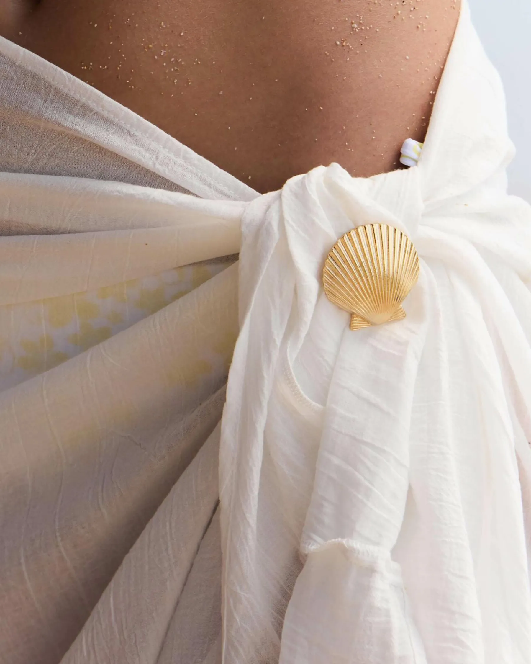 Jewelry|Jewelry*Karyn In LA Bailey Shell Brooch Gold