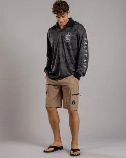 Shorts & Bottoms*Salty Life Bait Walk Shorts Sand