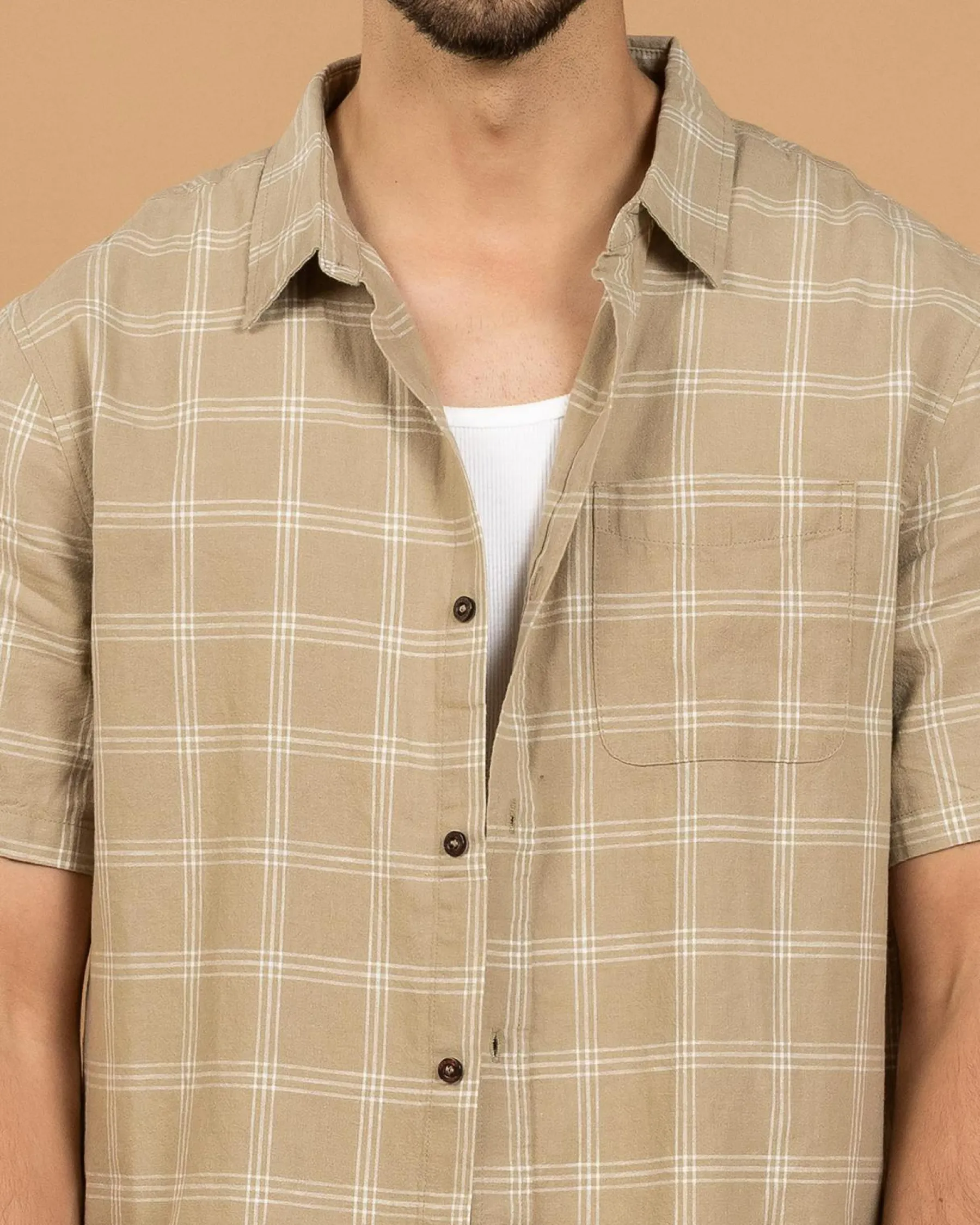 Sale Balance Short Sleeve Shirt Tops & T-Shirts|Linen Blend
