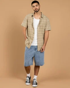 Sale Balance Short Sleeve Shirt Tops & T-Shirts|Linen Blend