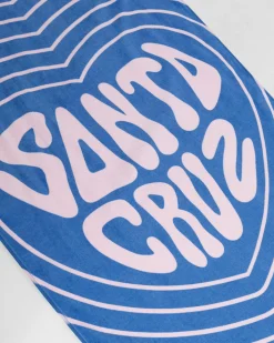 Towels*Santa Cruz Balloon Heart Towel Blue