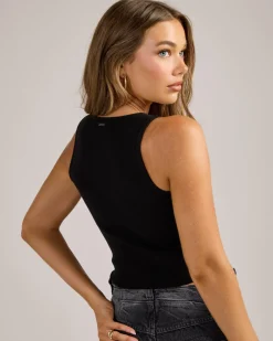 Tops*Mooloola Bambi Basic Knit Top Black