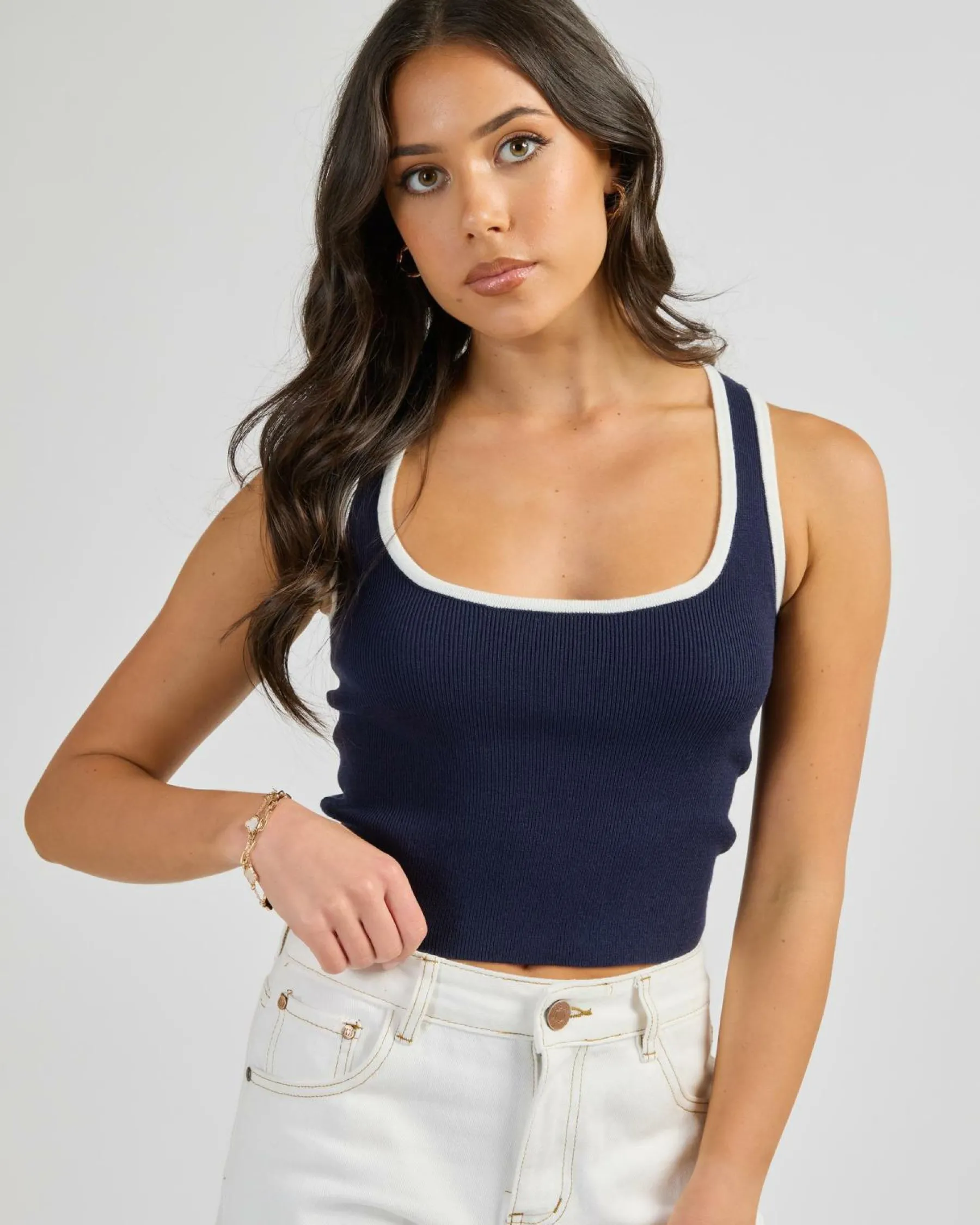 Sale Bambi Basic Knit Top Women Tops