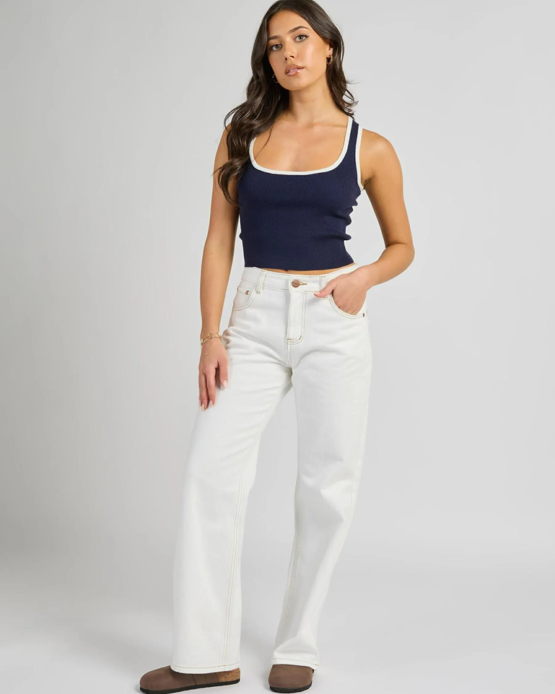 Sale Bambi Basic Knit Top Women Tops