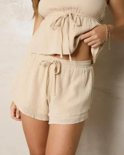 Sets|Bottoms*Mooloola Bambi Cali Shorts Beige