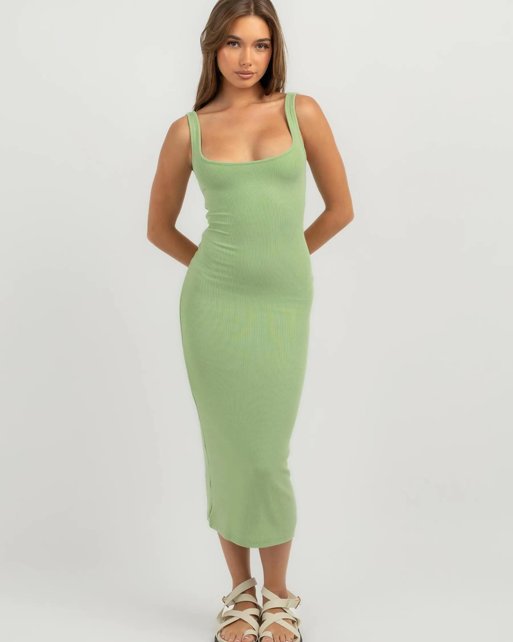 Dresses*Ava And Ever Bambi Midi Dress Pistachio