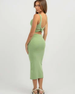 Dresses*Ava And Ever Bambi Midi Dress Pistachio
