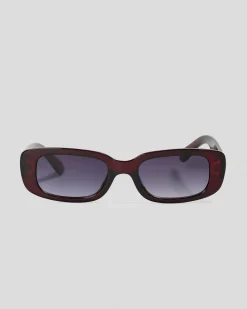 Sunglasses*Indie Eyewear Bambi Sunglasses Crystal Berry/smoke