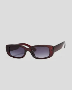 Sunglasses*Indie Eyewear Bambi Sunglasses Crystal Berry/smoke