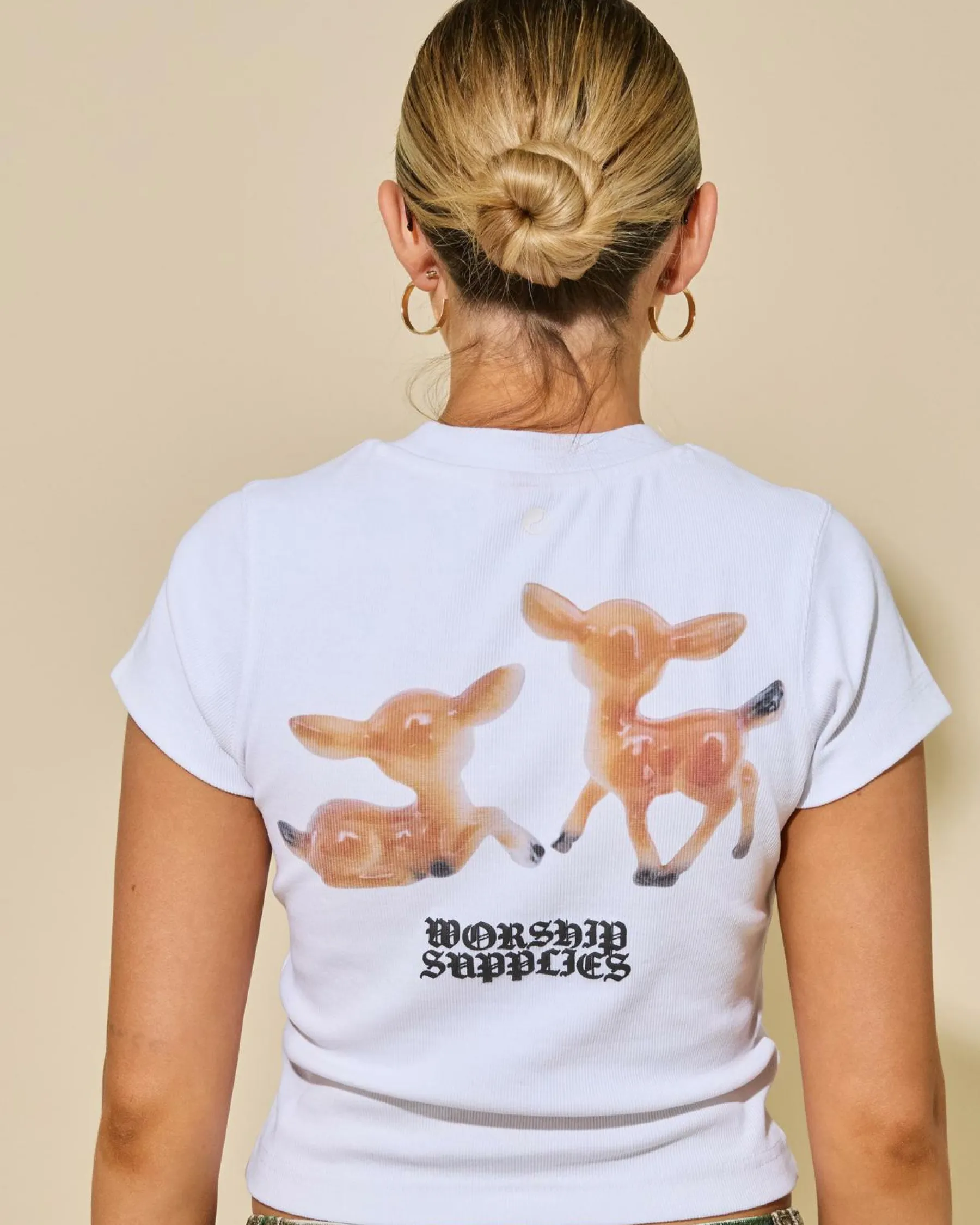 Tops*Worship Supplies Bambino Teeny T-Shirt White
