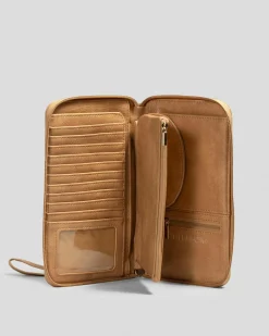 Wallets*Billabong Bandana Mandala Travel Wallet Light Tan