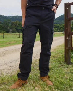 Shorts & Bottoms*Jacks Banished Cargo Pants Washed Black