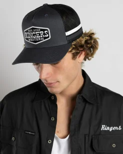 Headwear*Ringers Western Banks Trucker Cap Charcoal