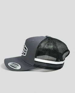 Headwear*Ringers Western Banks Trucker Cap Charcoal