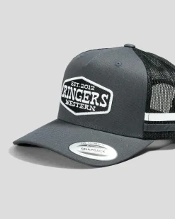 Headwear*Ringers Western Banks Trucker Cap Charcoal