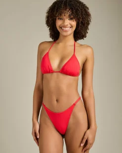 Bikinis*Kaiami Barcelona G-String Bikini Bottom Fire Red
