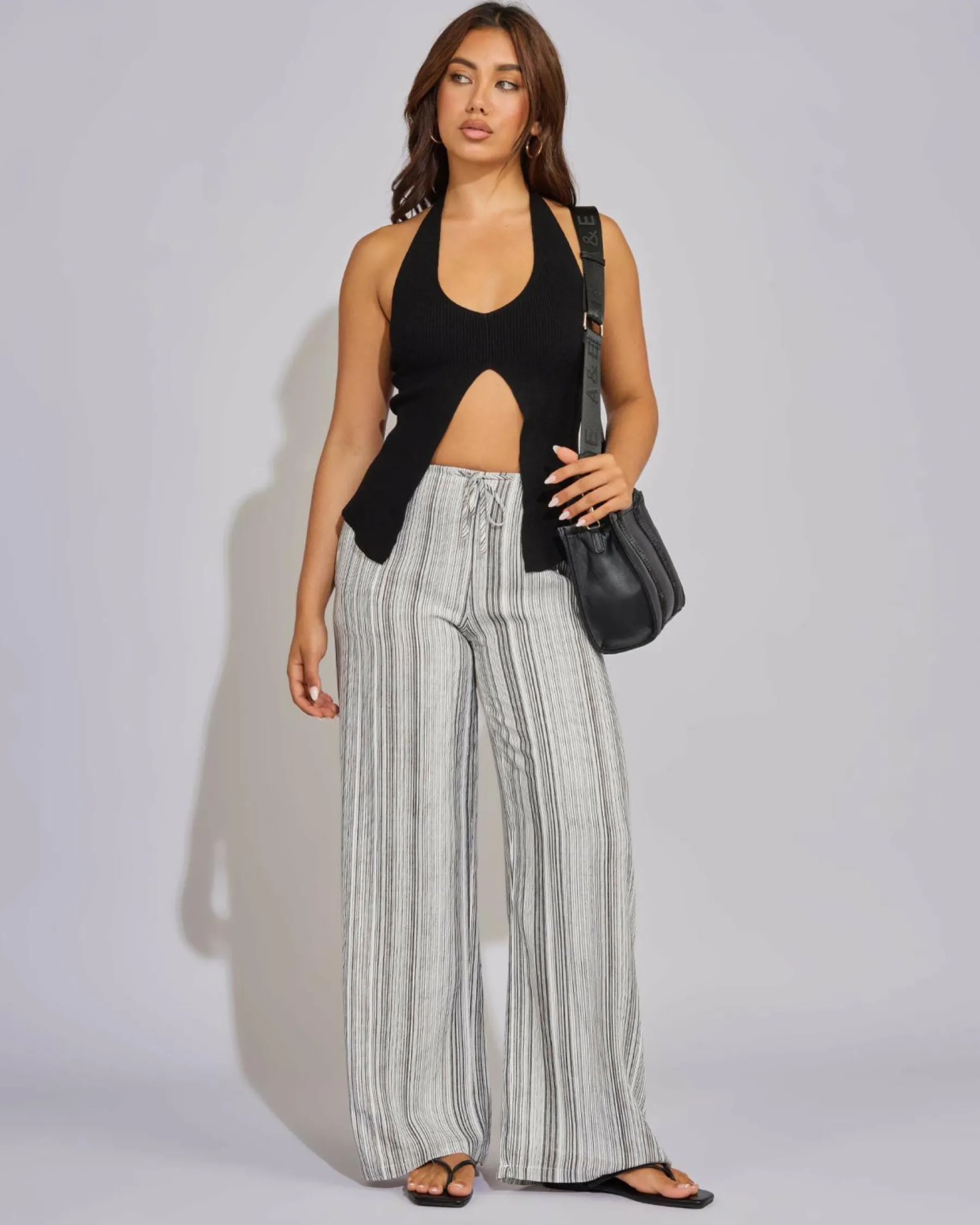 Linen Blend|Bottoms*Mooloola Barcelona Pants Black