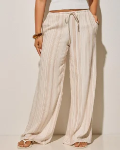 Barcelona Pants Women Linen Blend|Bottoms