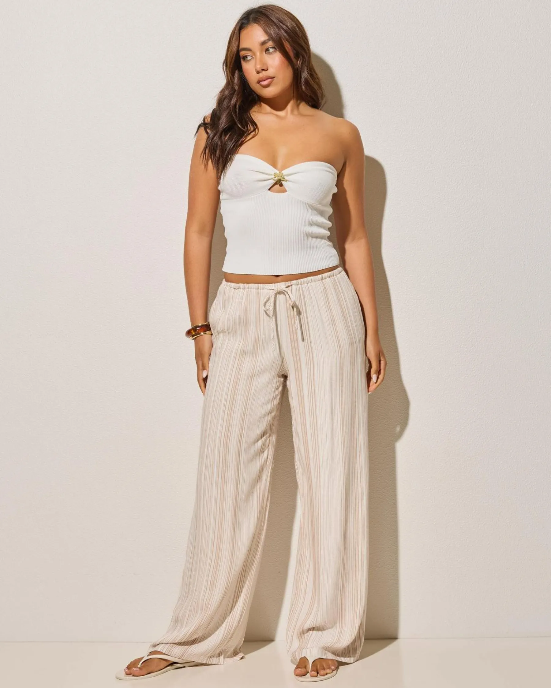 Barcelona Pants Women Linen Blend|Bottoms