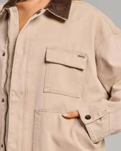 Jackets & Coats|Denim*Ava And Ever Barn Jacket Latte
