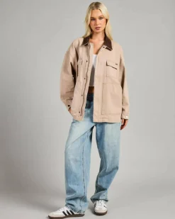 Jackets & Coats|Denim*Ava And Ever Barn Jacket Latte