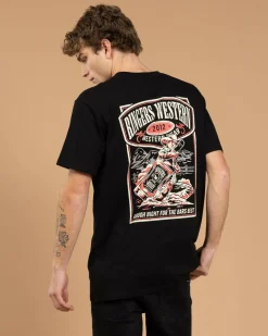 Tops & T-Shirts*Ringers Western Bars Best Stock T-Shirt Black