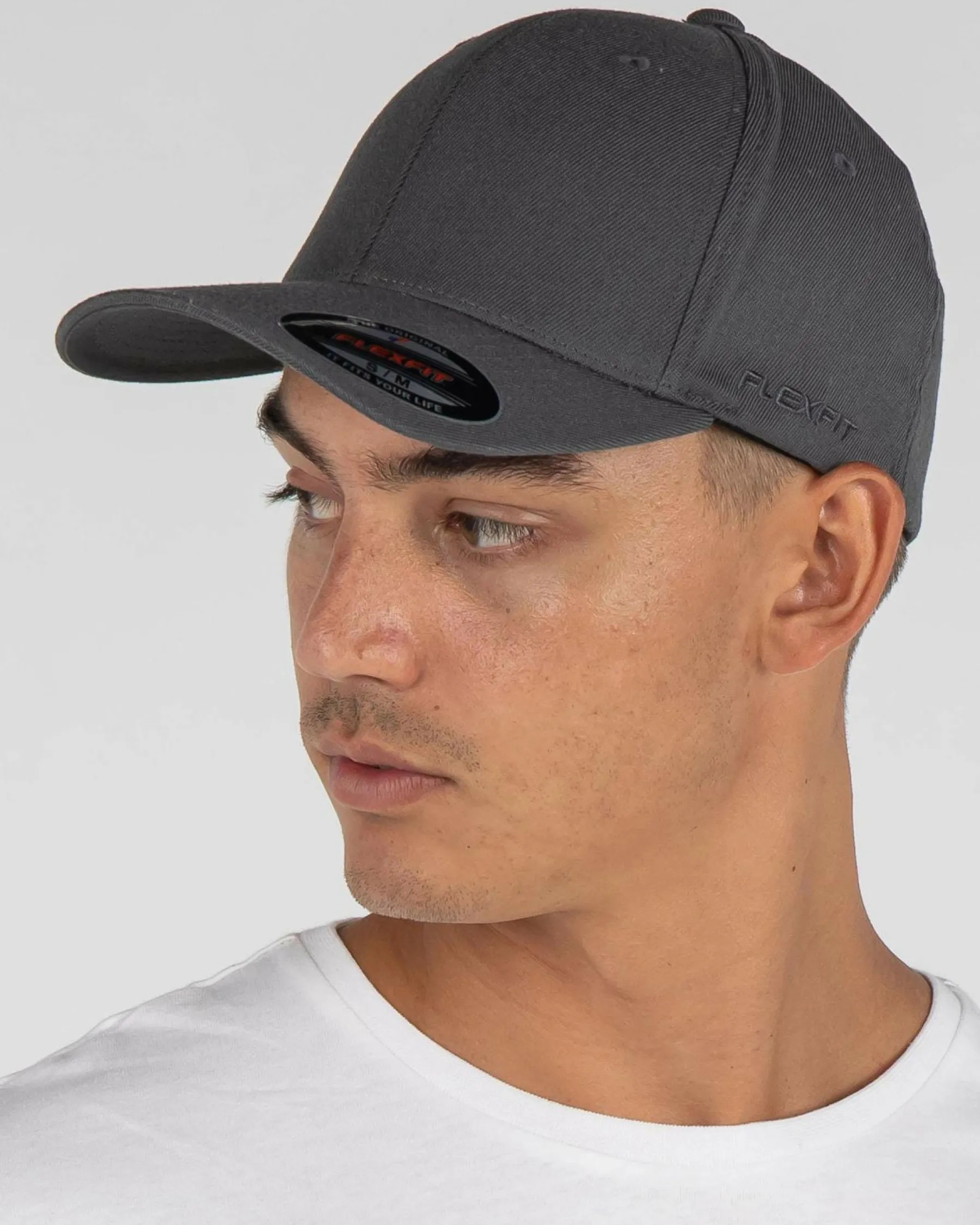 Headwear*Flexfit Basic Cap Dark Charcoal