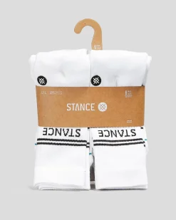 Socks*Stance Basic Crew Socks 6 Pack White