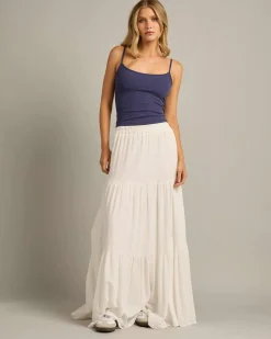 Clearance Basic Fine Rib Cami Top Women Tops