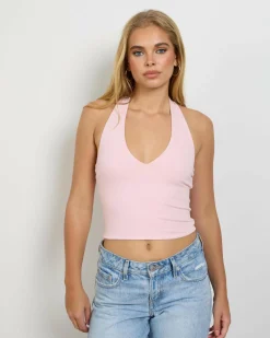 Best Basic Halter Top Women Tops