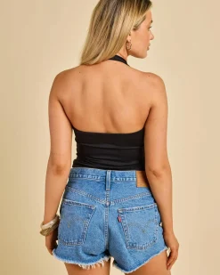 Hot Basic Halter Top Women Tops