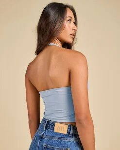 Basic Halter Top Women Tops