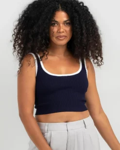 Hot Basic Knit Top Women Tops