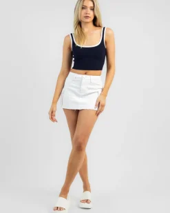 Hot Basic Knit Top Women Tops