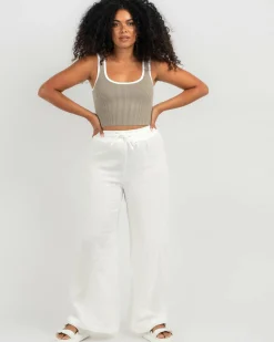 Outlet Basic Knit Top Women Tops