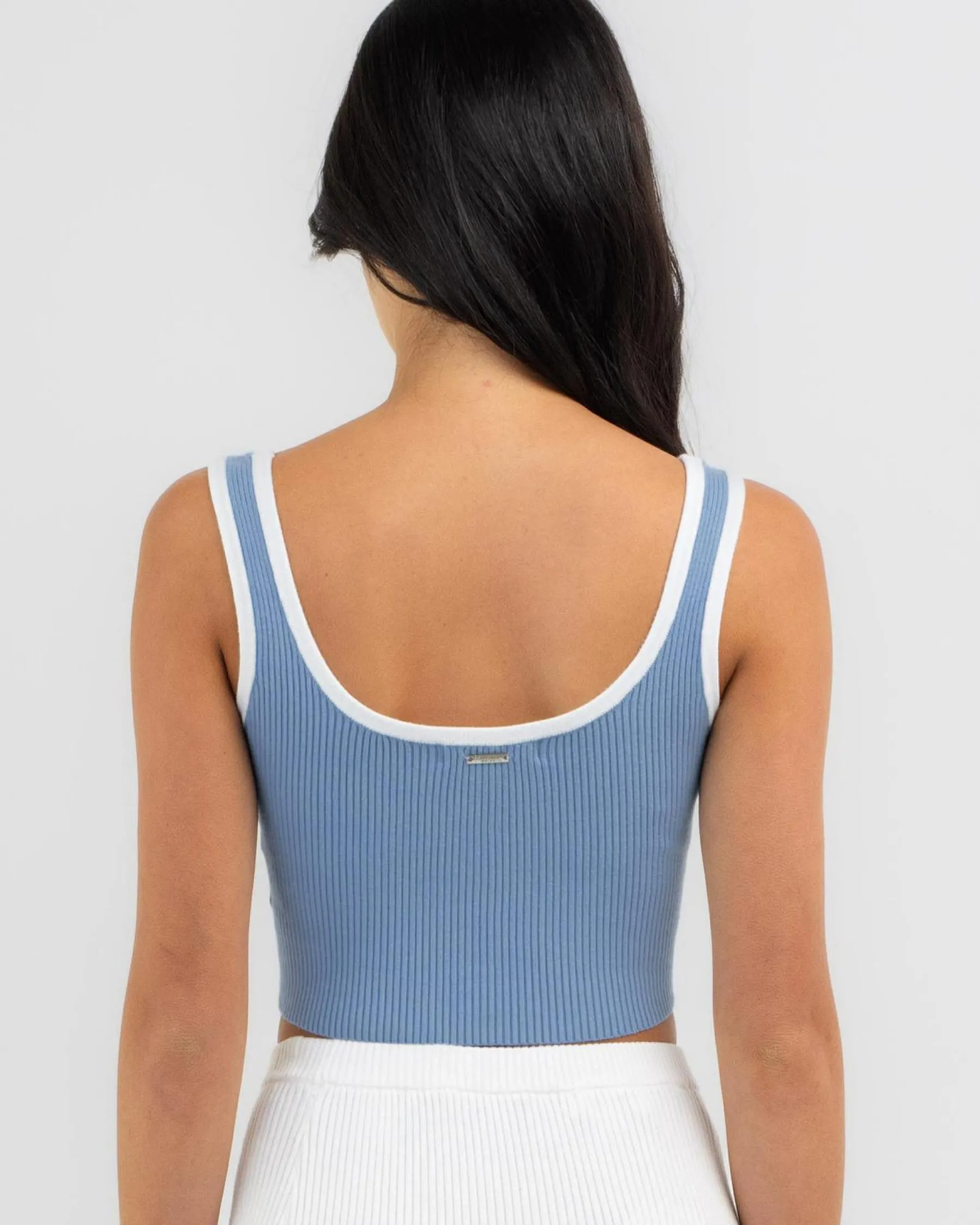 Outlet Basic Knit Top Women Tops