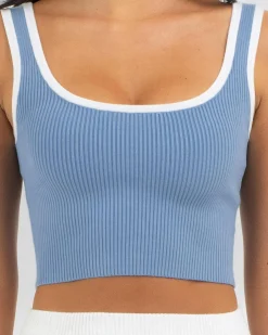 Outlet Basic Knit Top Women Tops