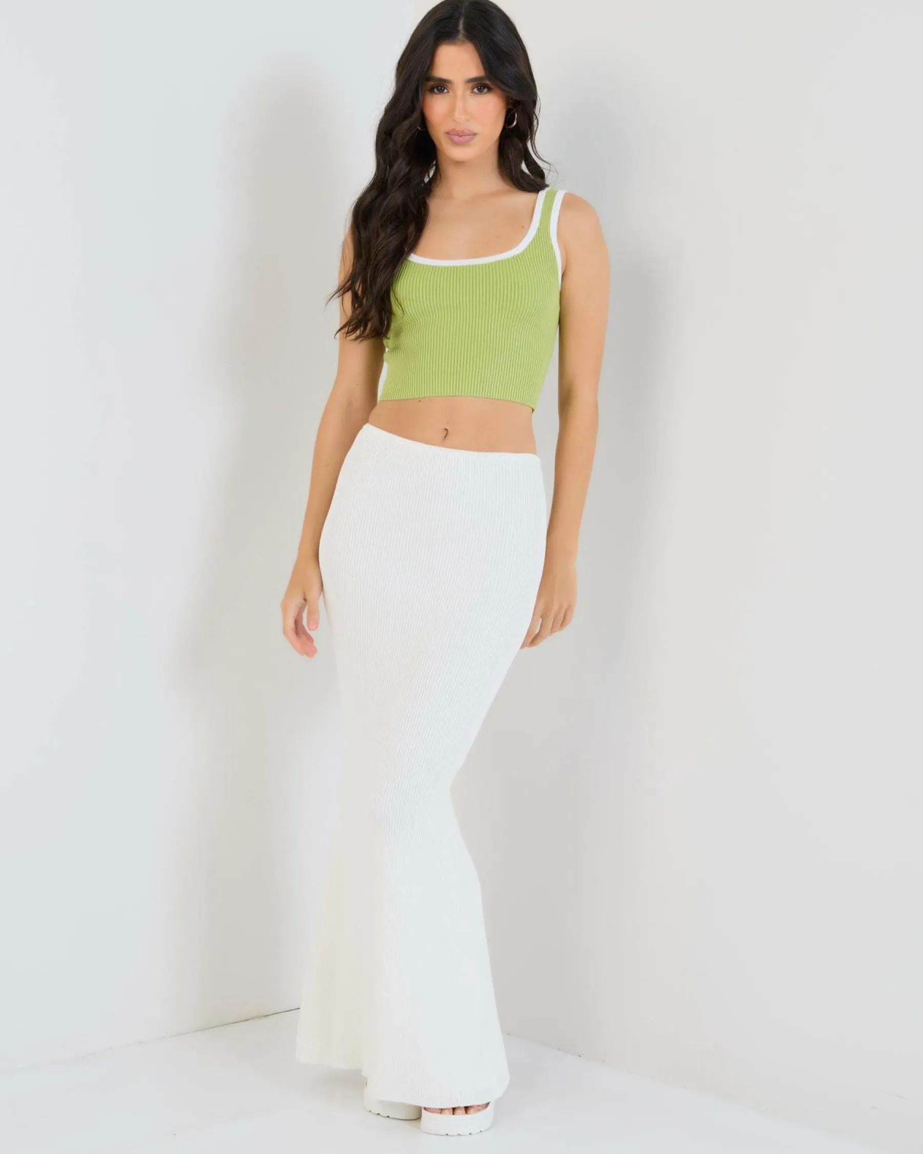 Hot Basic Knit Top Women Tops