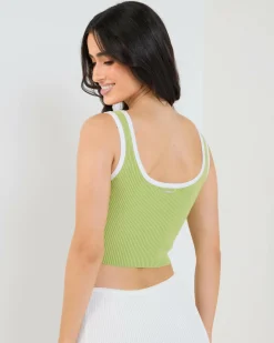 Hot Basic Knit Top Women Tops