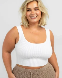 Basic Knit Top Women Tops