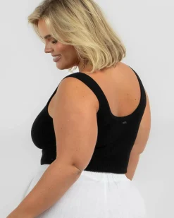 Tops*Mooloola Basic Knit Top Black