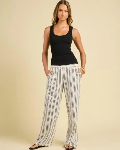 Clearance Basic Myla Rib Scoop Tank Top Women Tops