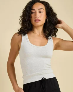 Online Basic Myla Rib Scoop Tank Top Women Tops