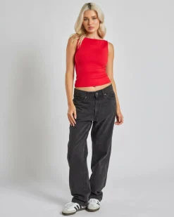 Tops*Ava And Ever Basic Super Soft Tank Top Red