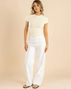 Basic Super Soft Tee Women Tops