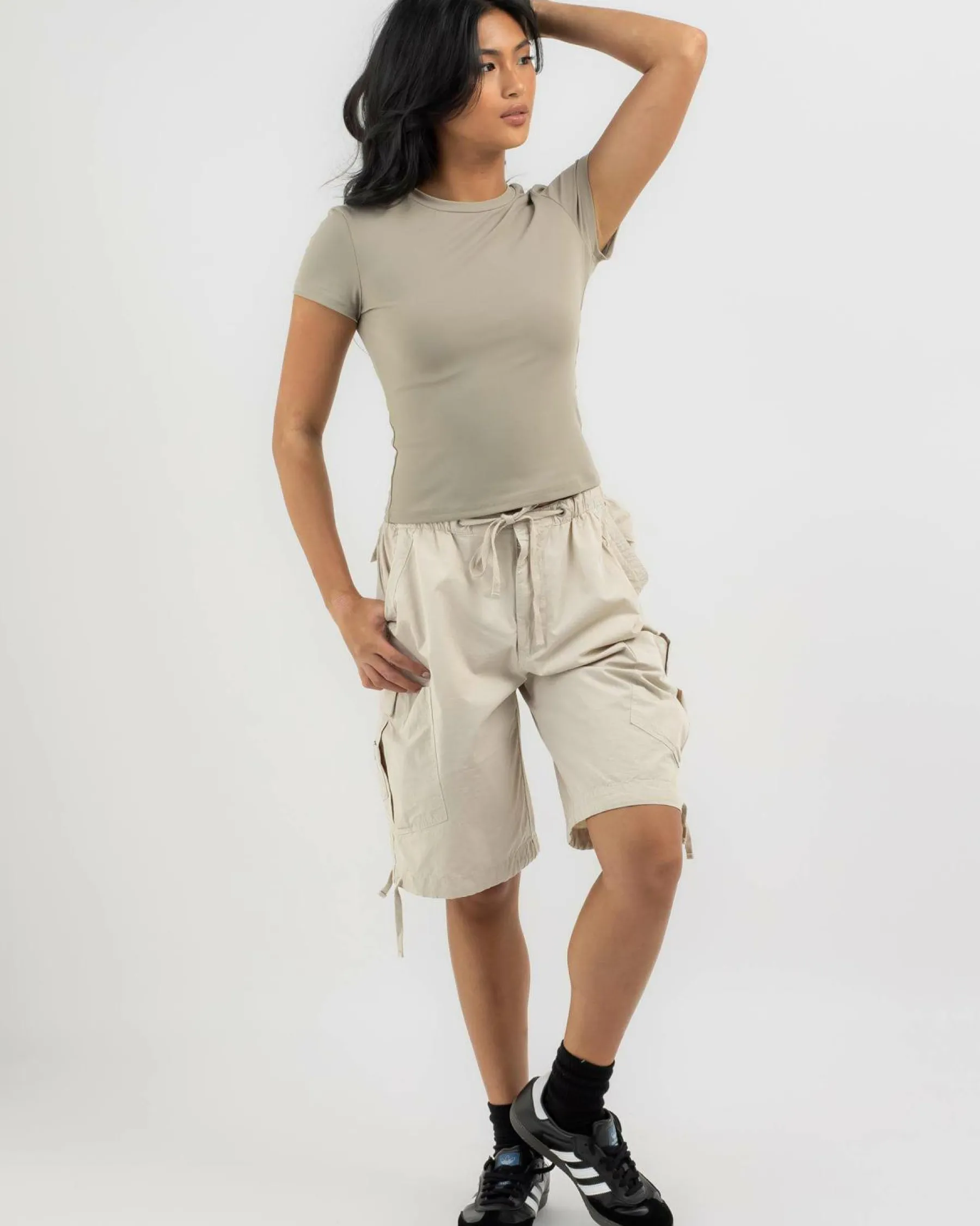 Discount Basic Super Soft Tee Women Tops