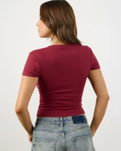 Best Basic Super Soft Tee Women Tops