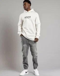 Hoodies & Sweatshirts*Kiss Chacey Bask Dual Curved Hoodie Glacier Grey
