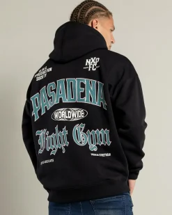 Hoodies & Sweatshirts*Nena & Pasadena Battle Box Fit Hoodie Jet Black
