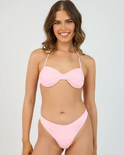 Bikinis*Topanga Baxter Underwire Bikini Top Strawberry Gelato